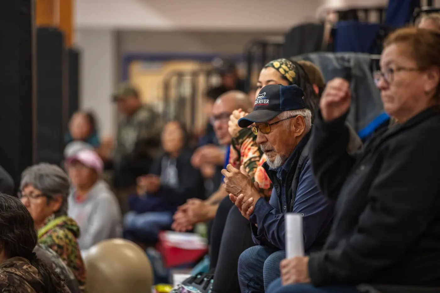 Community members gathered at a Bering Sea Fishermen’s Association meeting